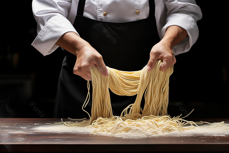 手工拉面师傅拉面特写面粉匠心,高清,摄影图,摄影图片,图片大全,摄影图免费下载